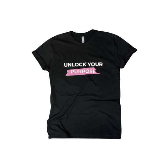 Unlock Your Purpose Tee - Black